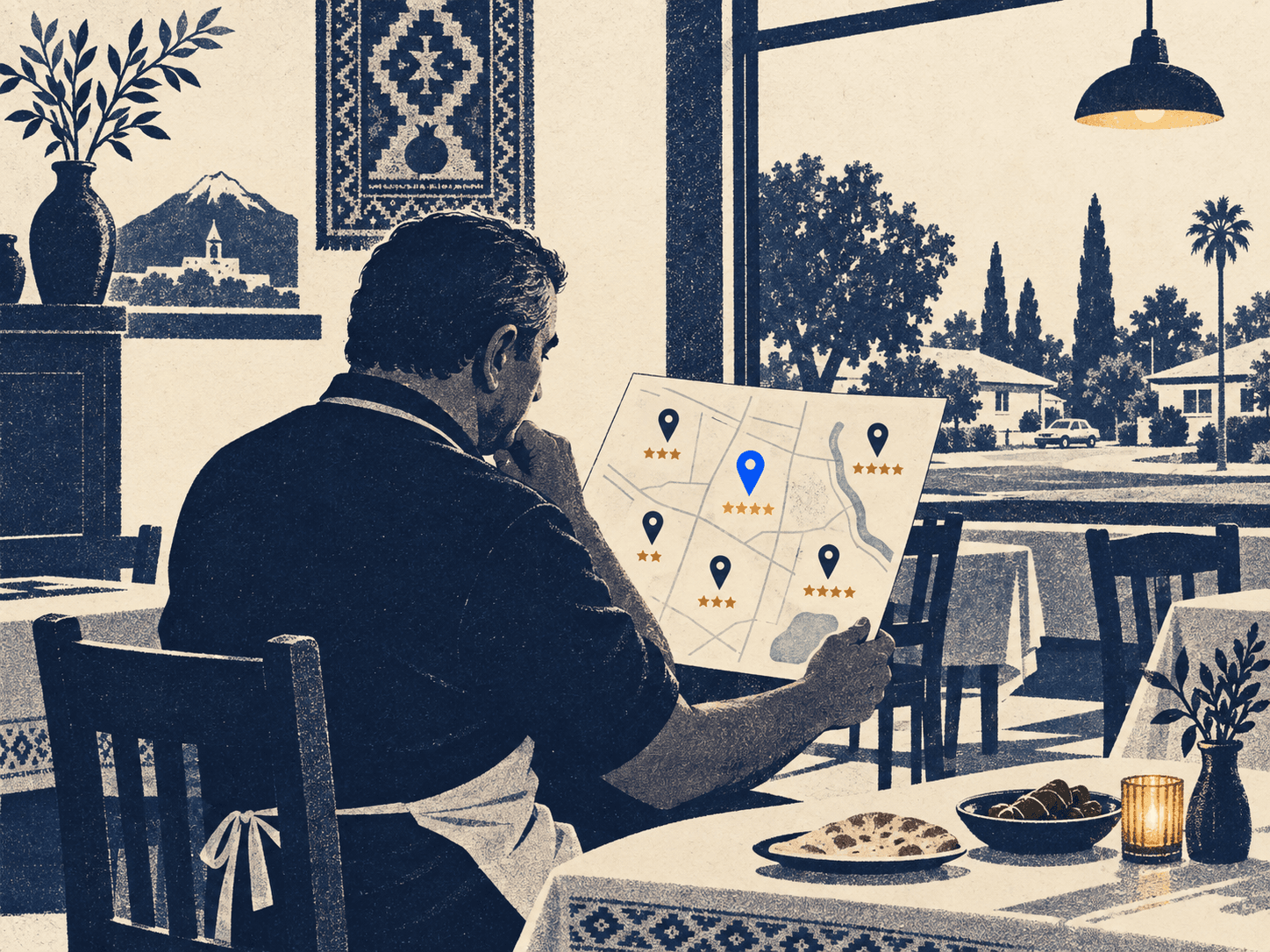 Armenian restaurant standings in Carmichael, CA