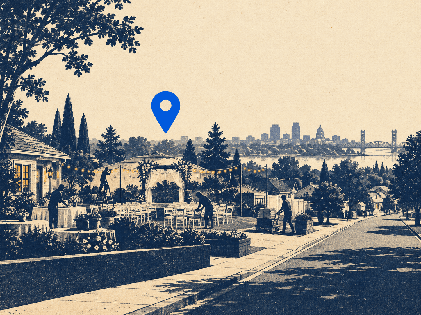 Wedding venue near me in Carmichael, CA