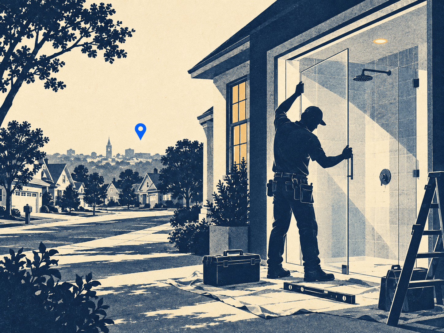 Shower door installation in Franklin, TN: who shows up, who has a website, what customers can verify