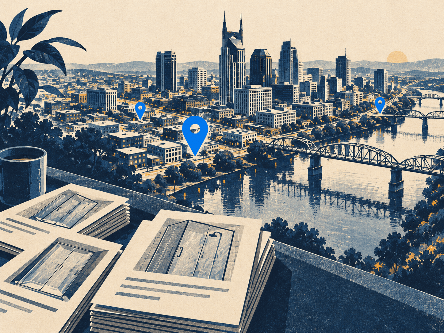 Nashville shower door installation: map visibility, reviews and site claims measured across 36 businesses
