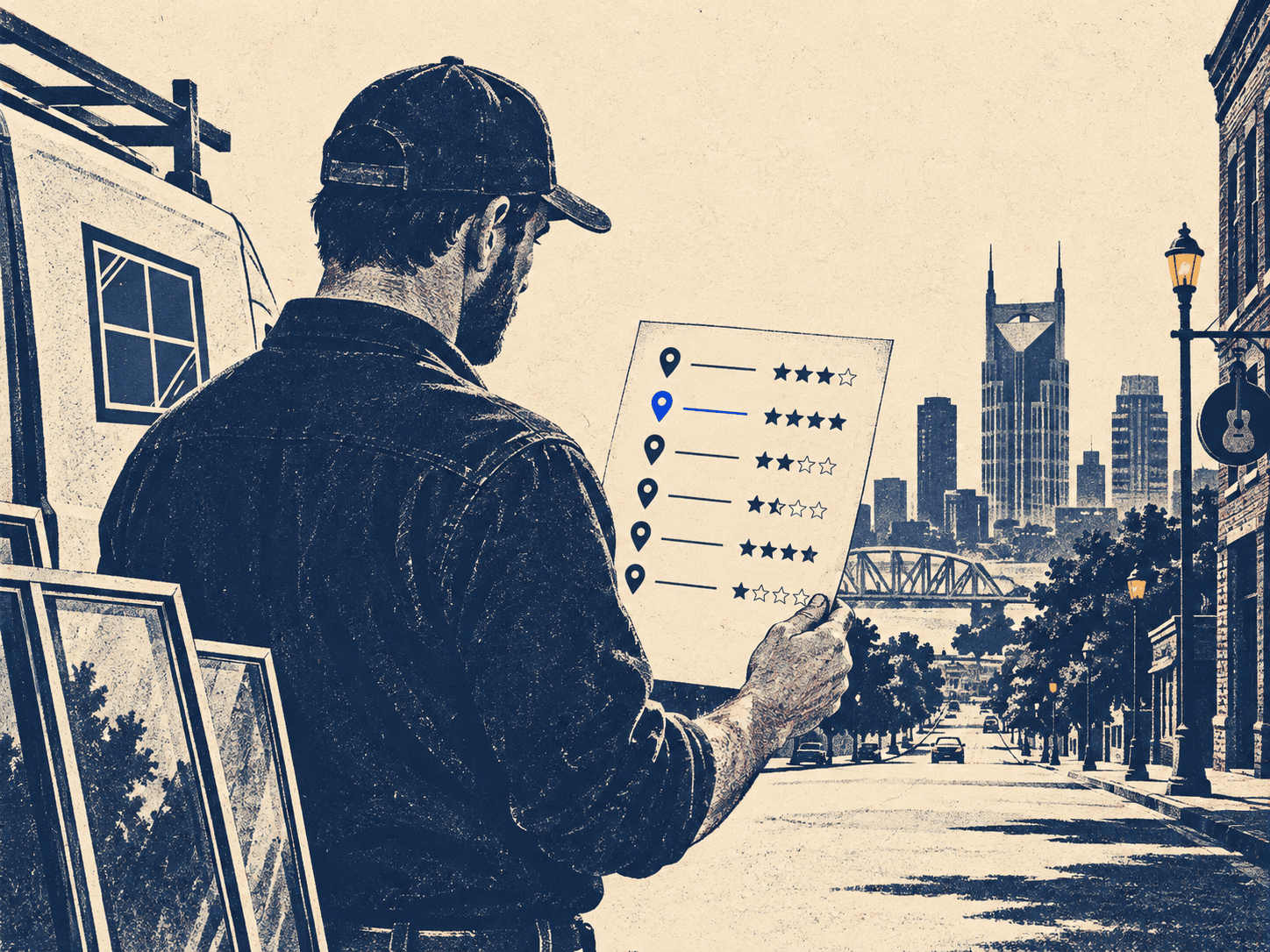 Nashville Window Glass Replacement Rankings: Who Owns the Map Pack