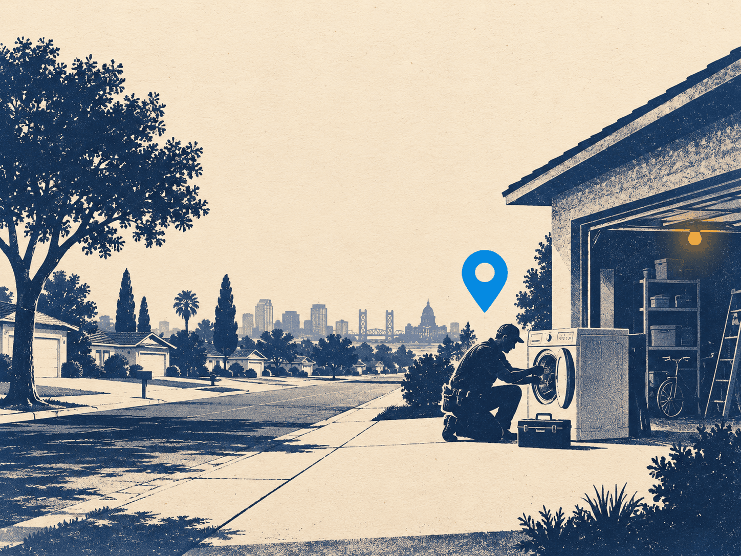 Dryer repair near me in Sacramento: Compare providers