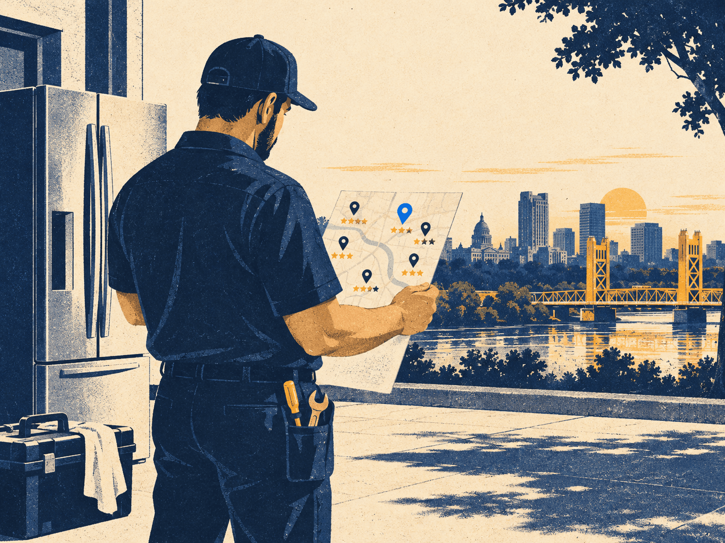 Refrigerator repair near me: Sacramento standings