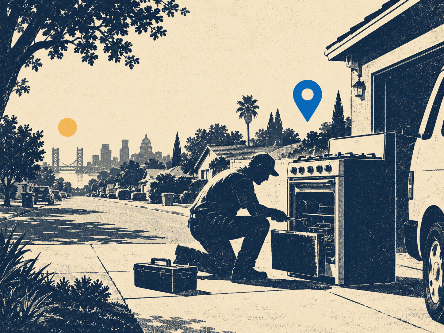 Stove repair near me in Sacramento: Compare providers