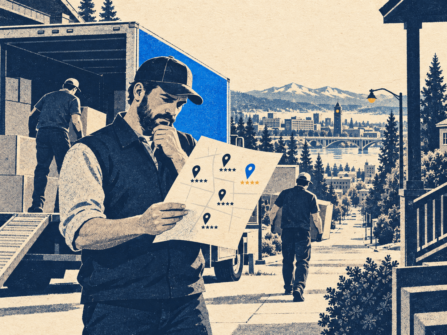 Local moving (2 movers & truck) in Spokane: who shows up in the first three results