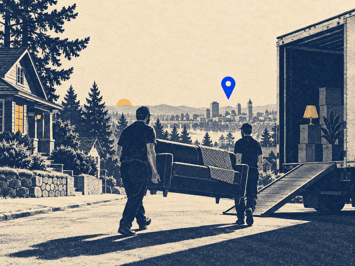Long-distance moving (2 movers & truck) in Spokane: 19 measured businesses, 0 recorded searches