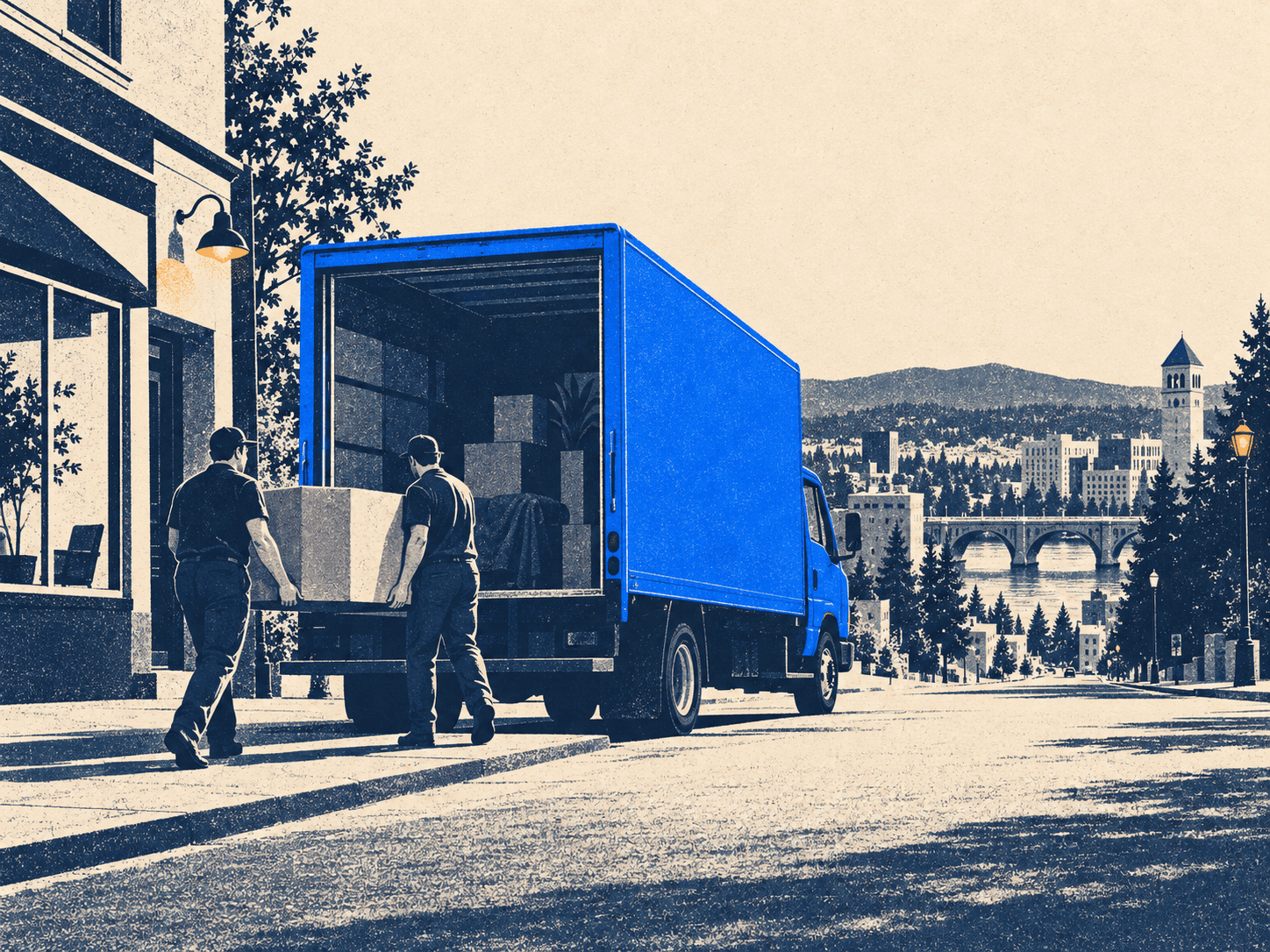 Spokane Movers — Long-Distance Moving (2 Movers & Truck) in Spokane