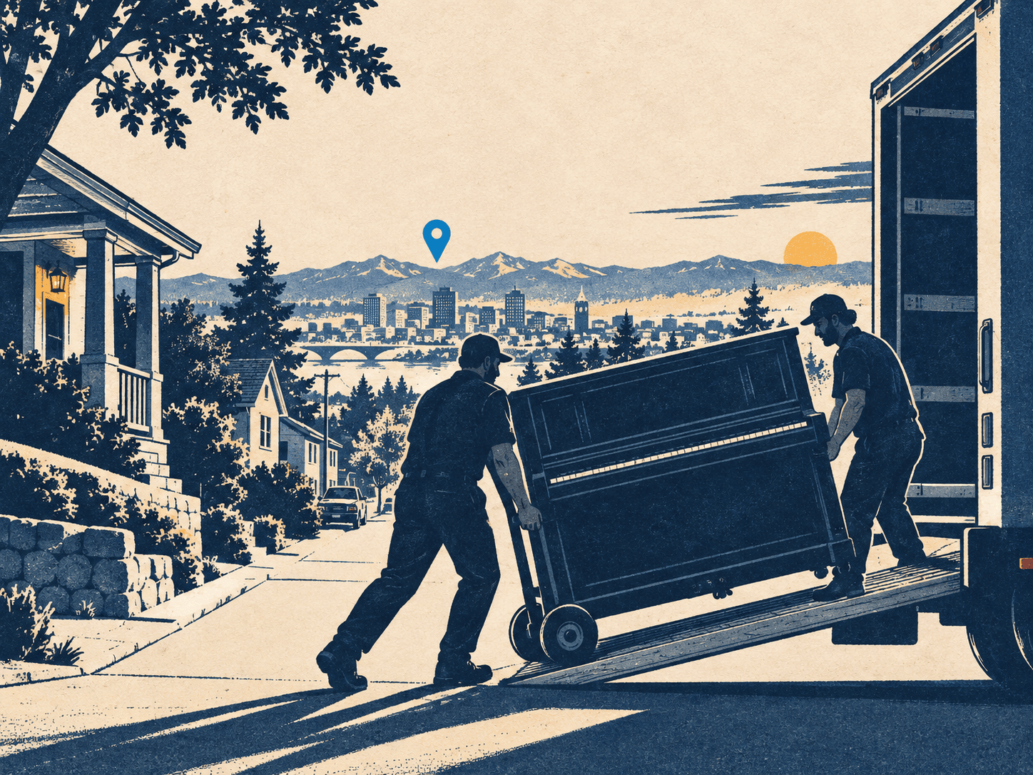 Piano moving in Spokane: who appears when residents search, and what movers ask before quoting