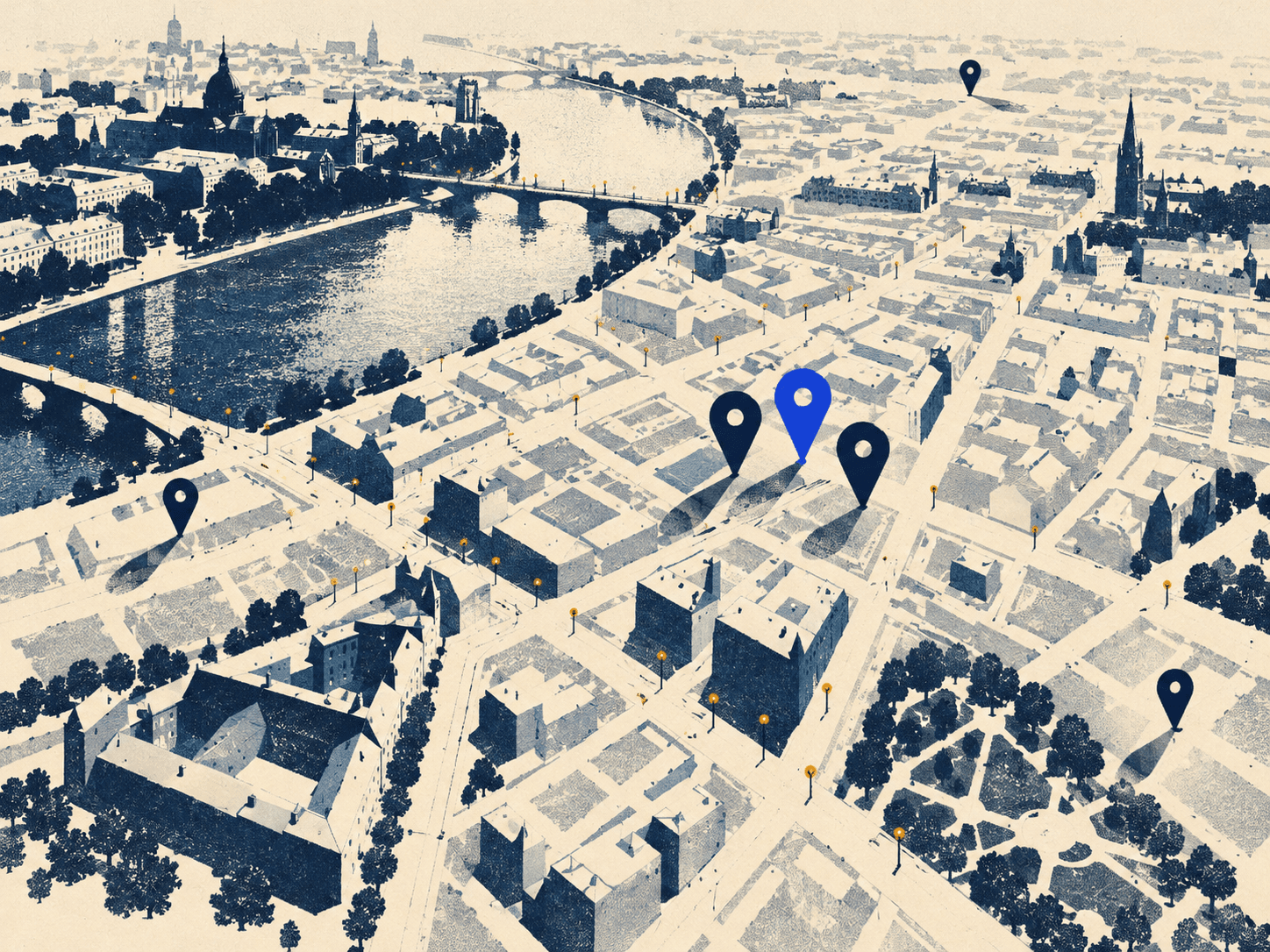 How Crowded Is the Google Maps Top Three for HVAC in 30 Large US Cities?
